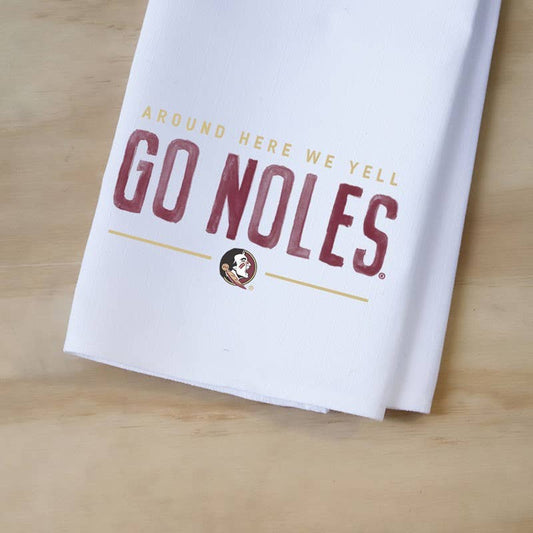 Florida State Around Here Tea Towel