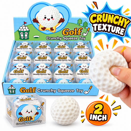 Golf Ball Crunchy Squishy Toy