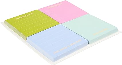Square Colorblock Mini Notepad Set