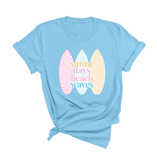 Sunny Days Ocean Blue T-Shirt