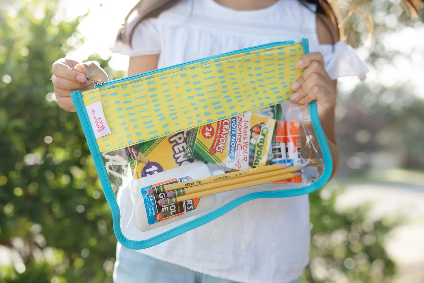 Perfect Pouch™ – Clear PVC Zippered Pouch with Personalization