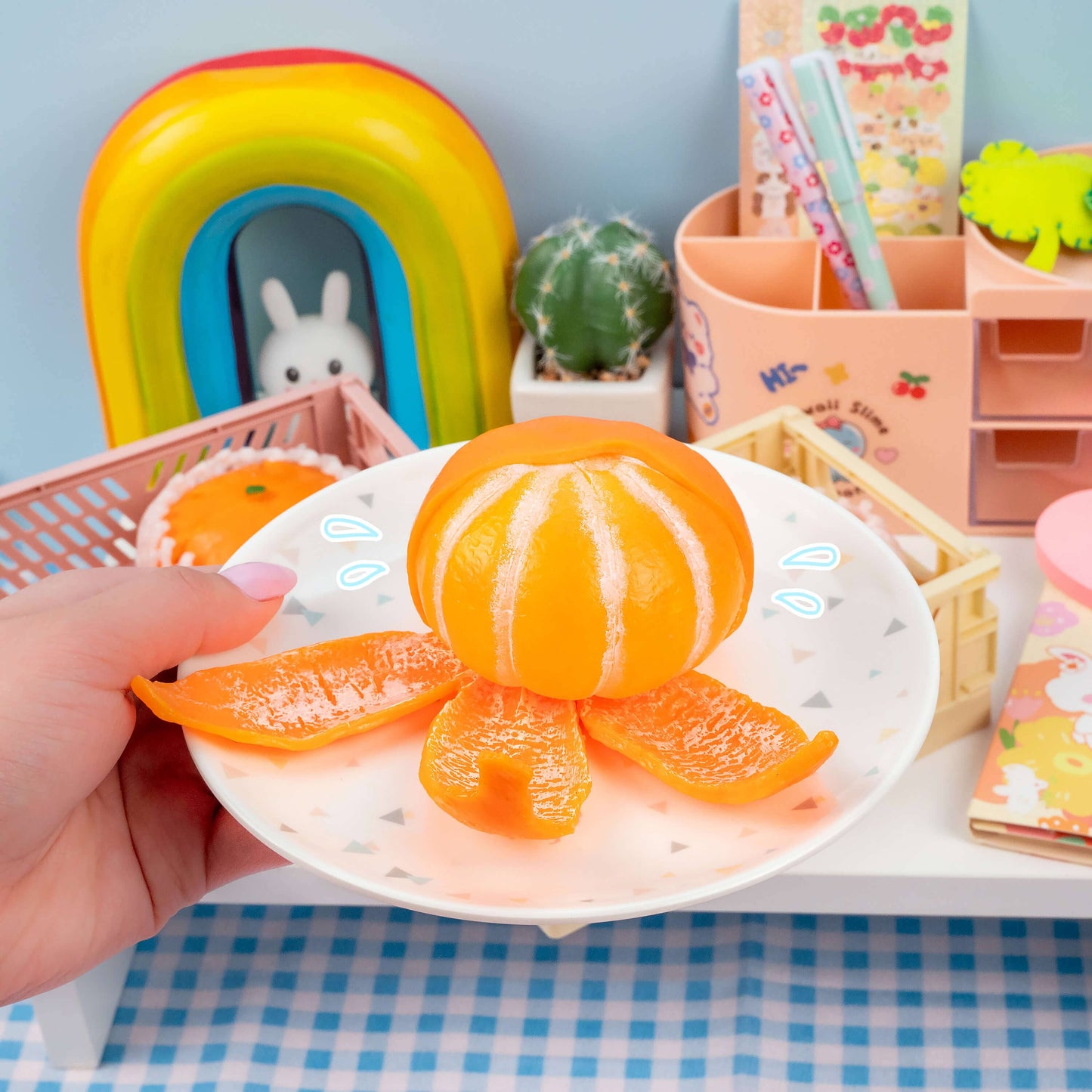 Tangerine Cutie Peeling Fidget Sensory Toy