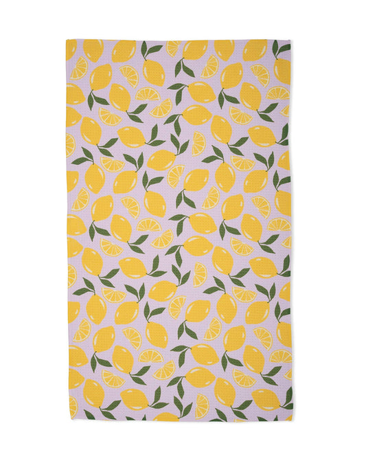 Sweet Lemon Tea Towel by Geometry