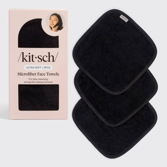 Microfiber Face Towels 3pc Set