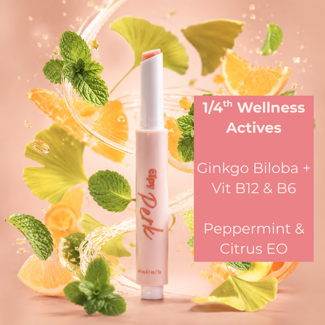 Natural freshness & focus  |  Efpy Perk micro-dose lip balm