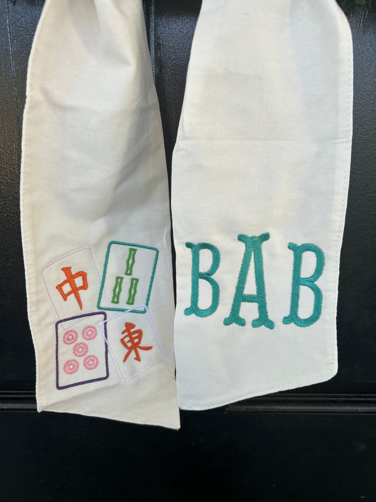 Mahjong Door Sash