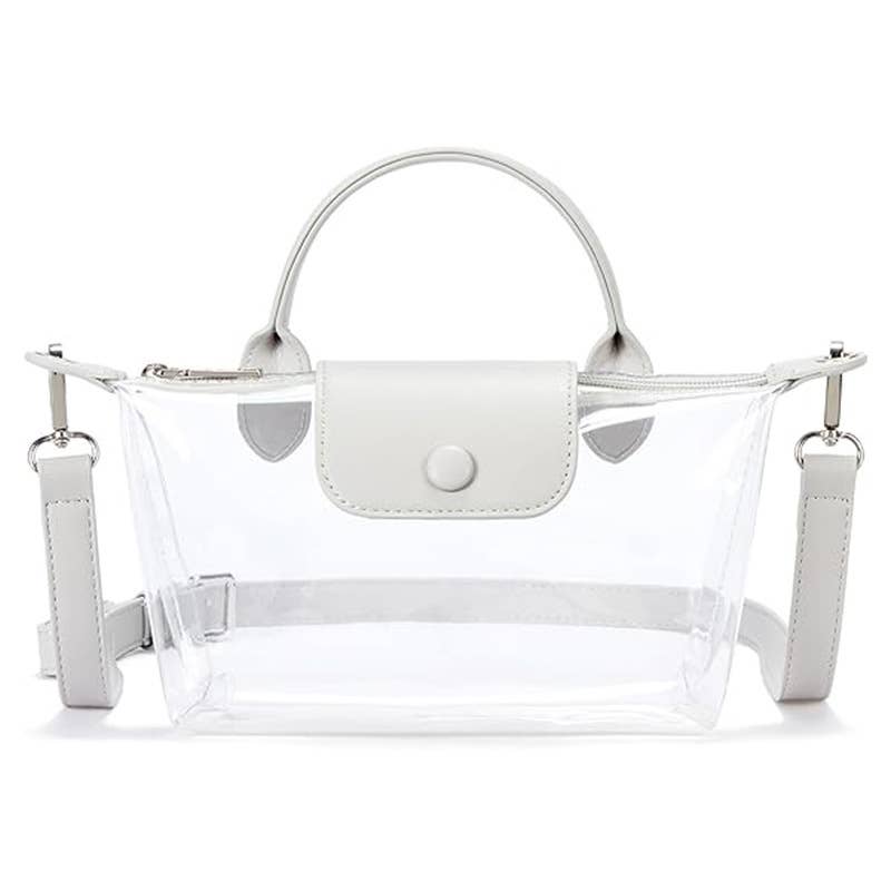 PVC Handbag Mini Clear Stadium Crossbody Bag