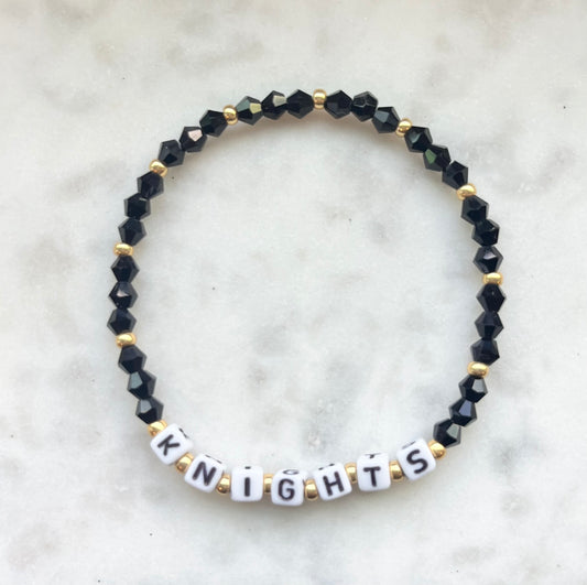 Arm Party Square Beaded College Bracelet