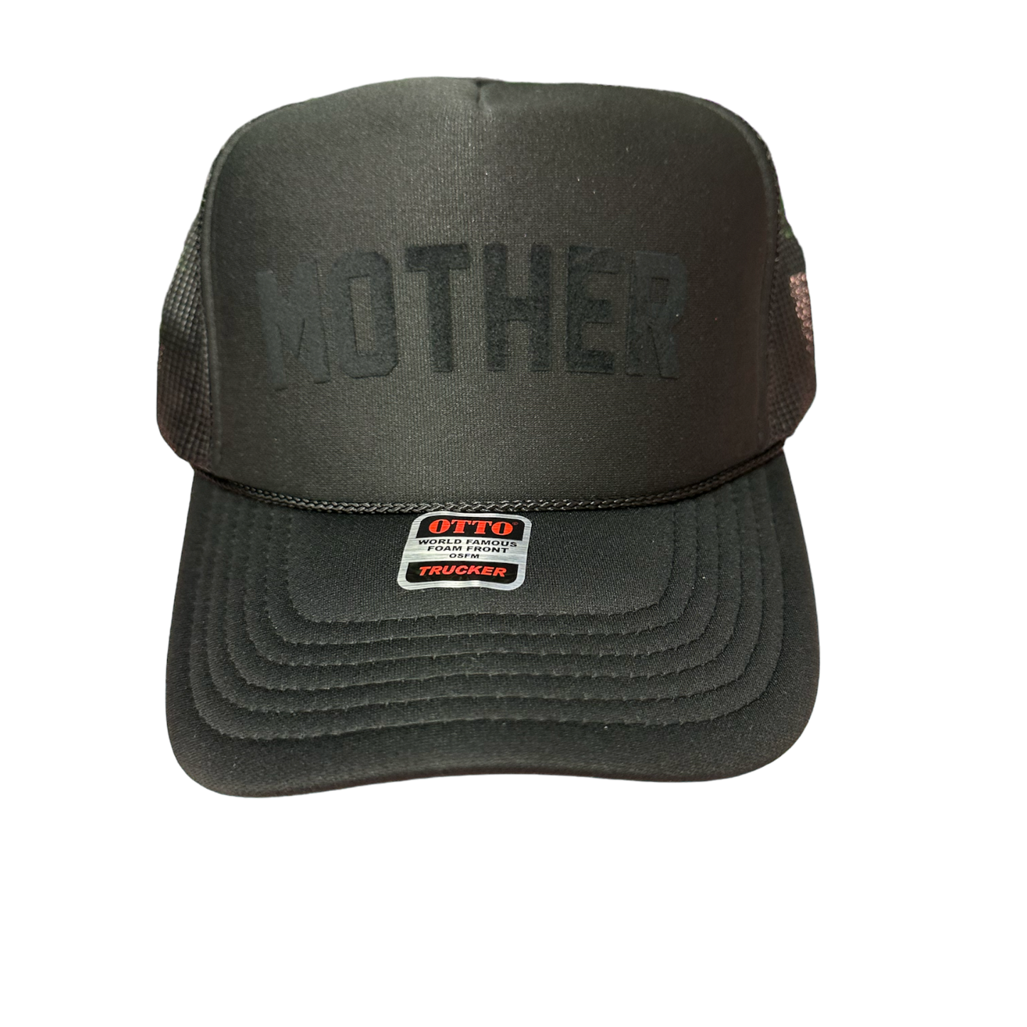 TOT Trucker - MOTHER - (Black on Black)