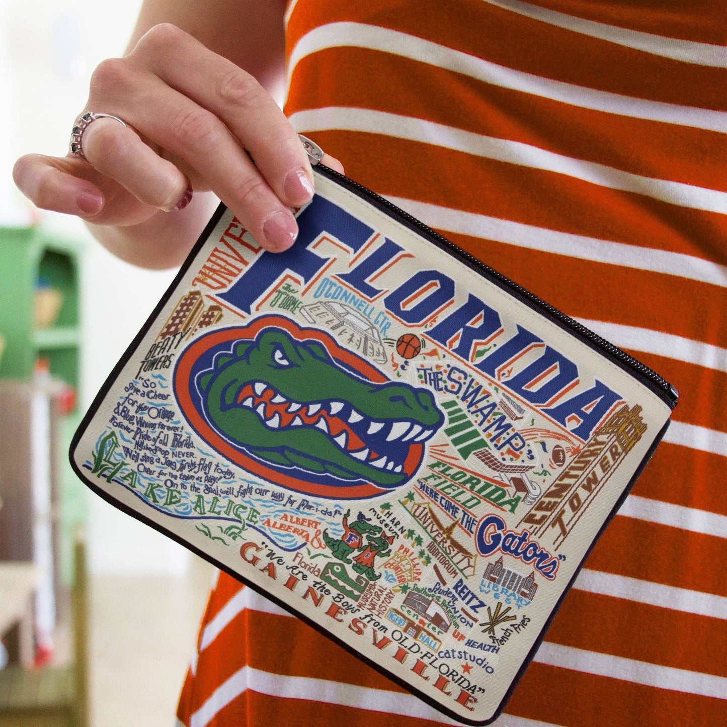 Collegiate Zip Pouch