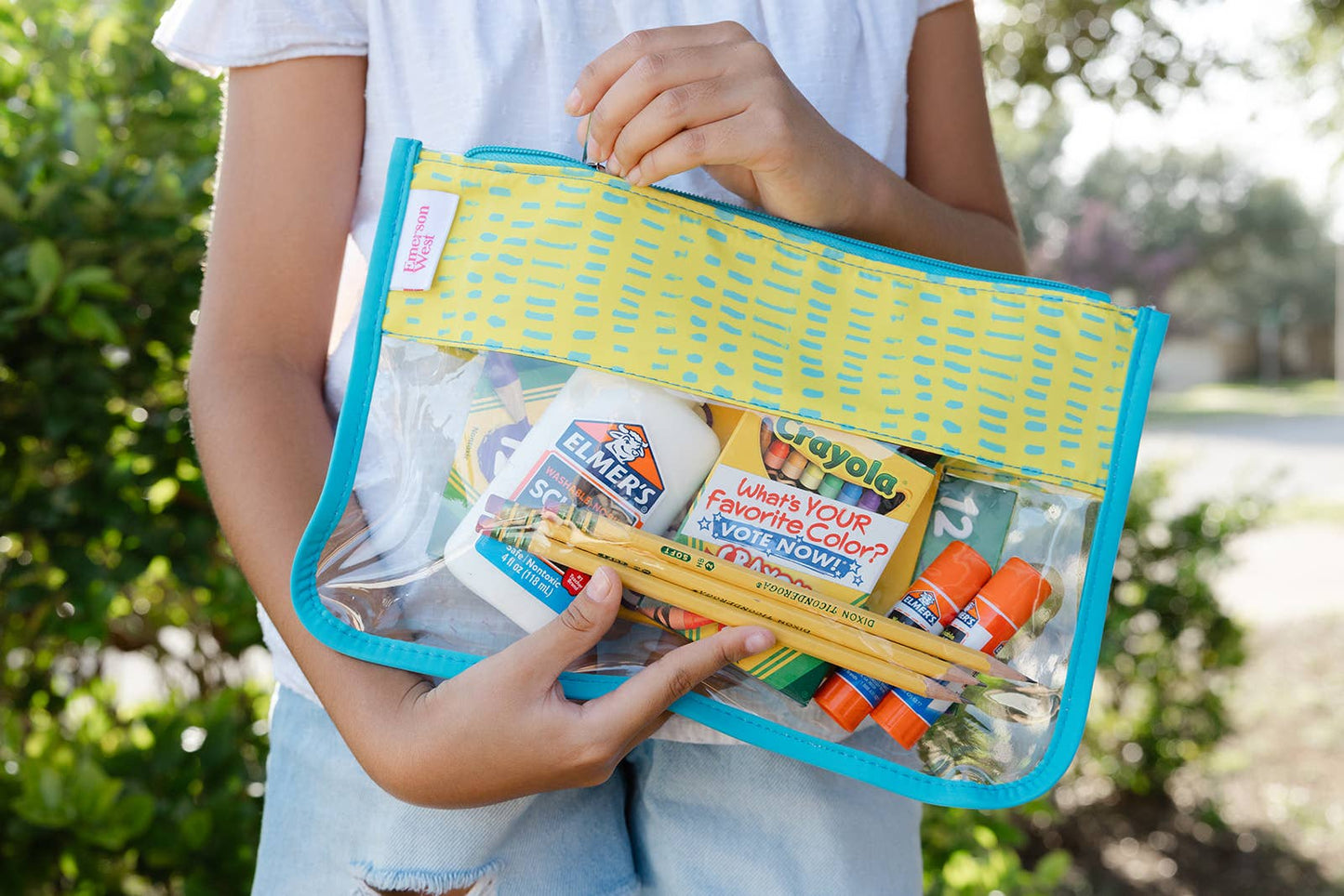 Perfect Pouch™ – Clear PVC Zippered Pouch with Personalization