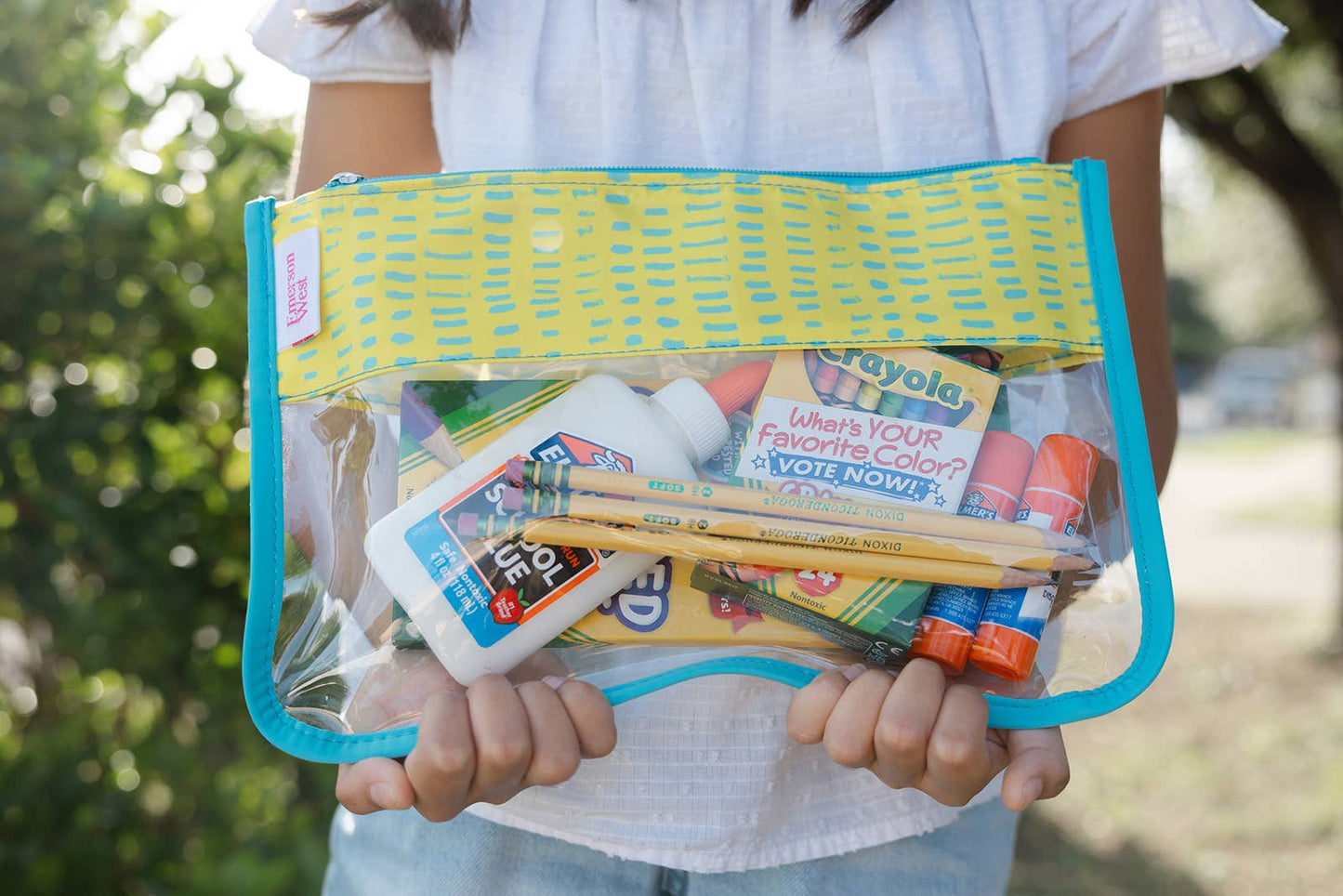 Perfect Pouch™ – Clear PVC Zippered Pouch with Personalization