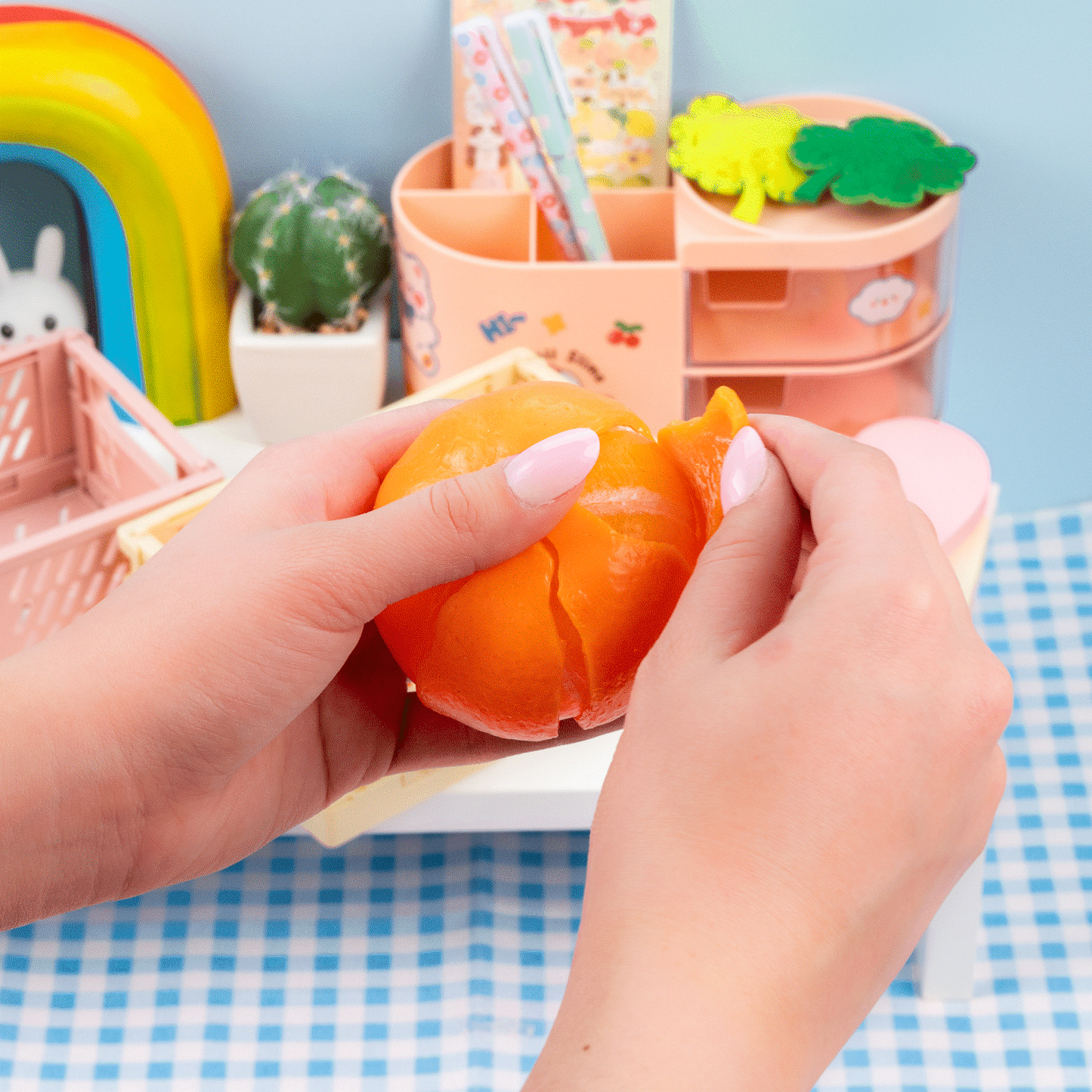 Tangerine Cutie Peeling Fidget Sensory Toy