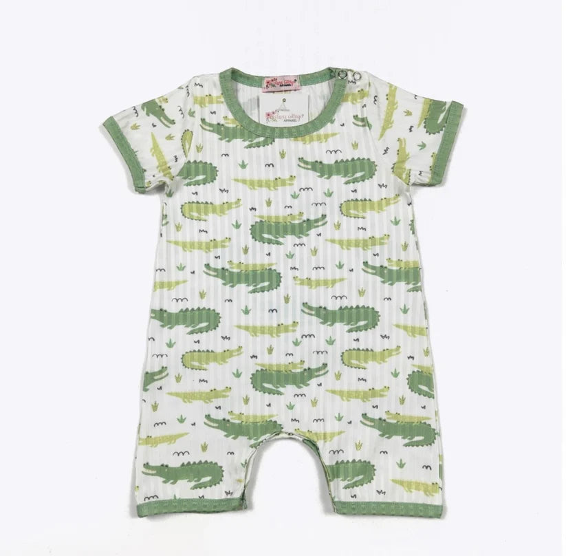 Gator Boy Romper