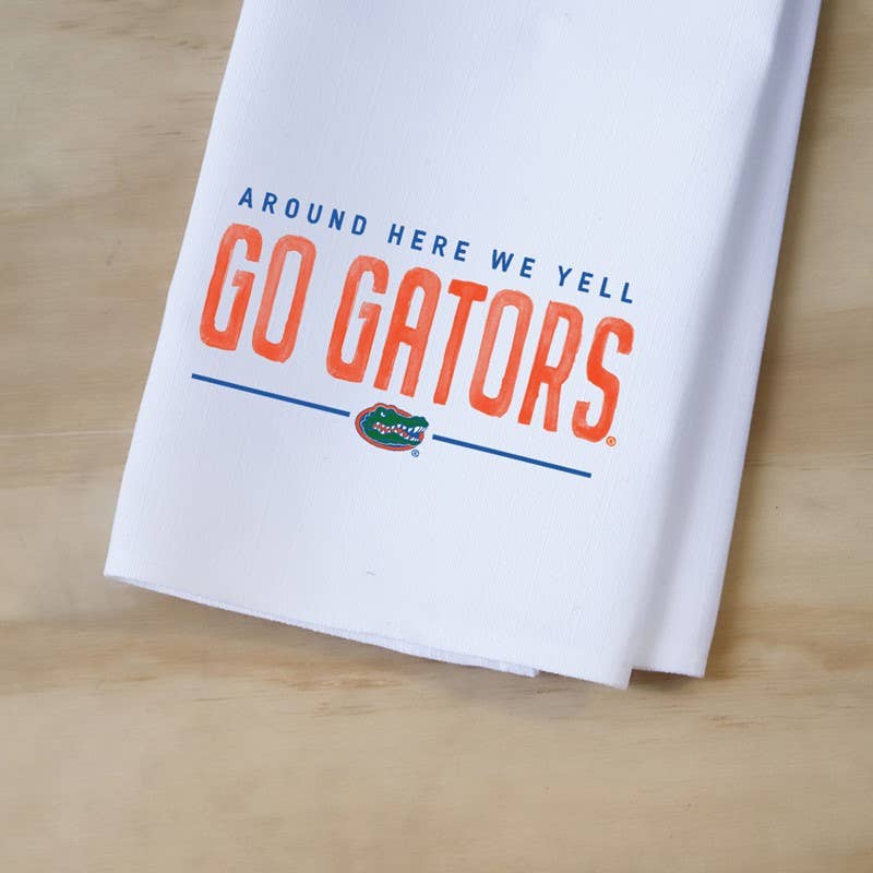 Florida Around Here Tea Towel
