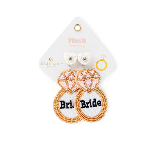 Bride Big Beaded Earrings