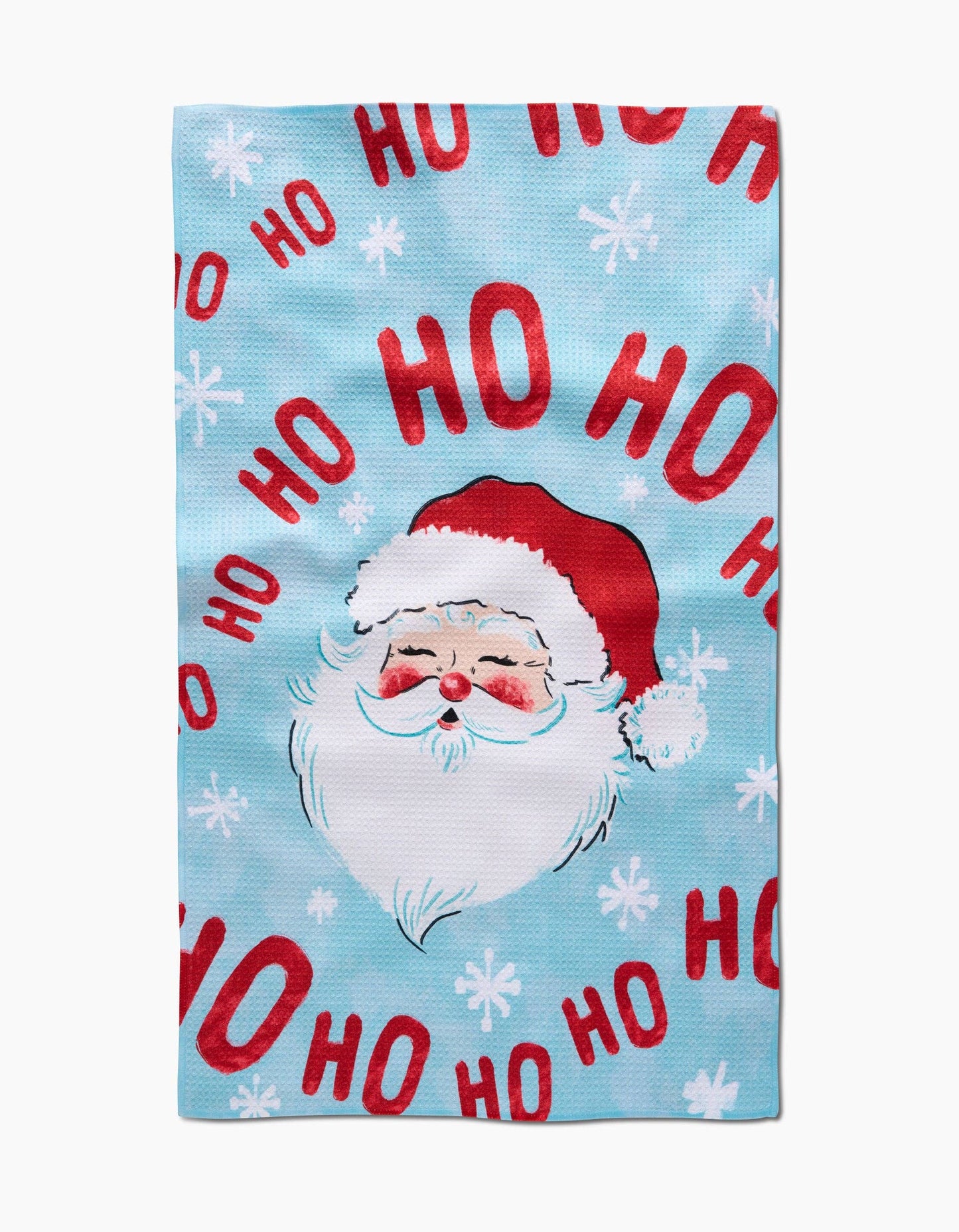 Merry Santa Claus Tea Towel by Geometry