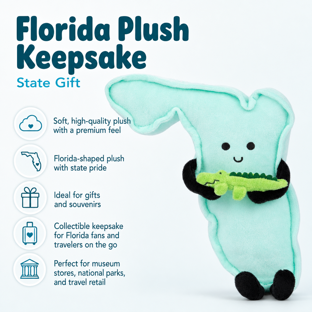 Florida Stuffed State Plush – Alligator | Stuffed States