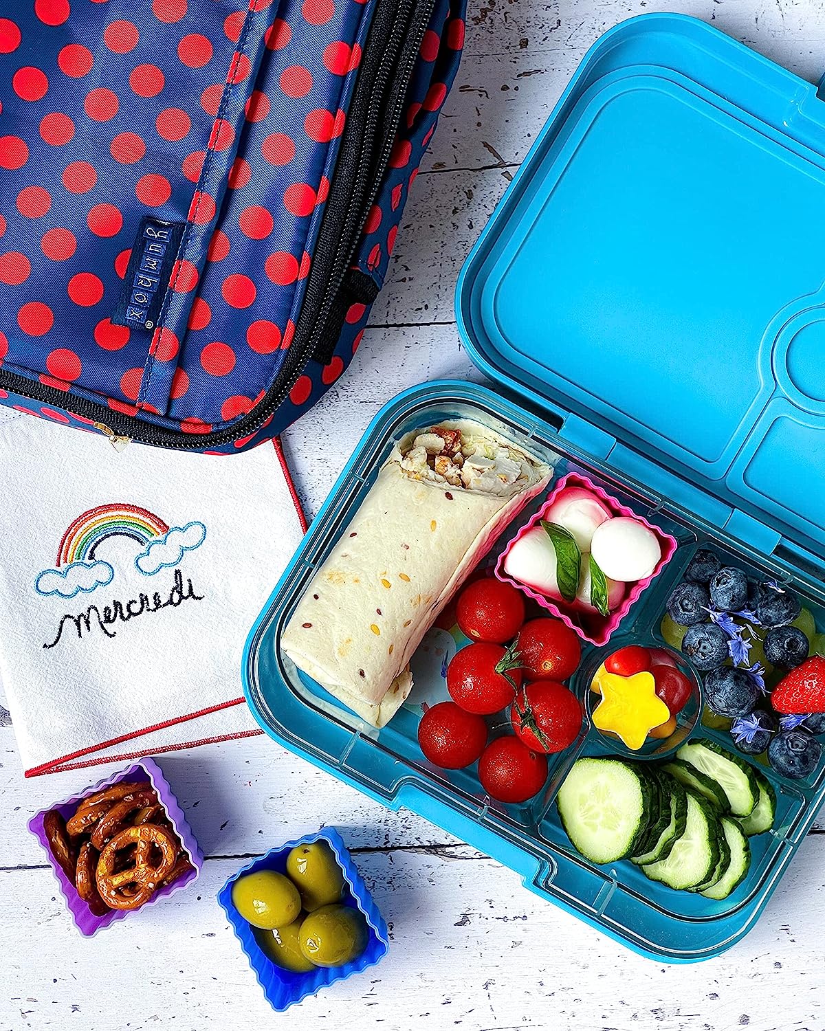 Mini Silicone Bento Cup Set Of 6 By Yumbox