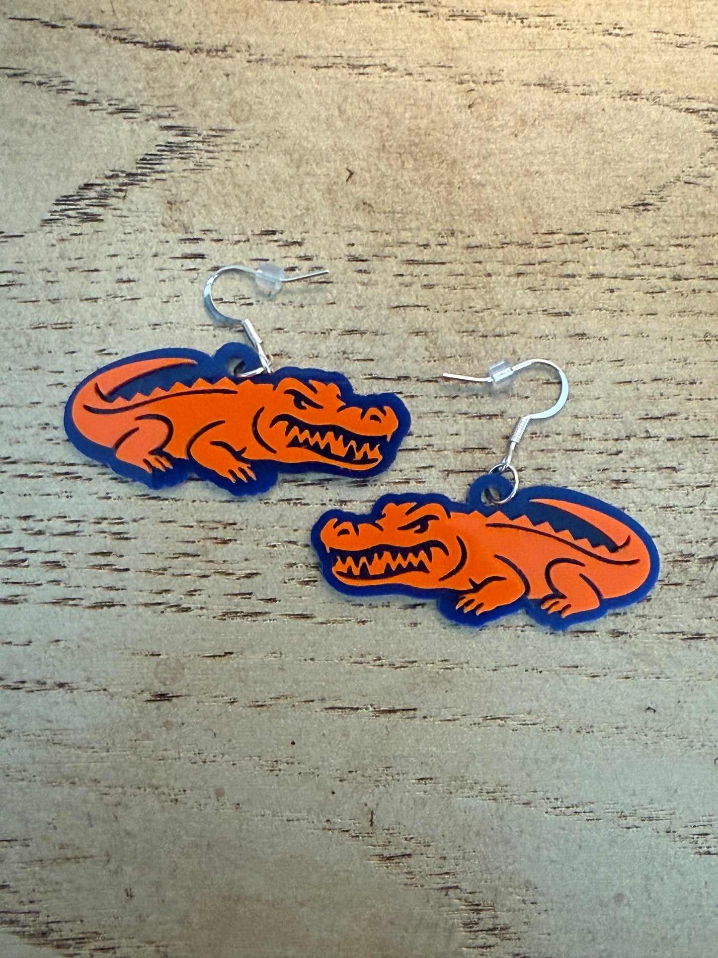 Gator Laser Cut Earring