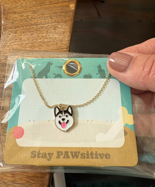 Husky Pendant Necklace