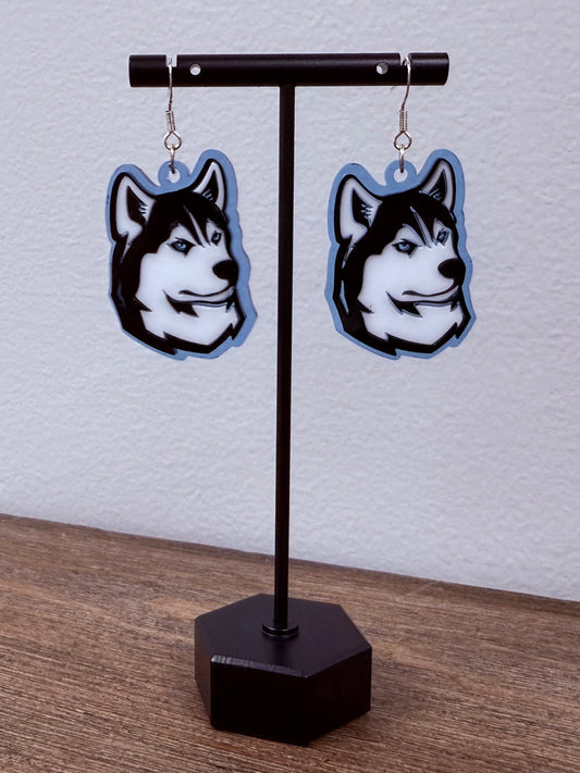 Husky Laser Cut Earrings