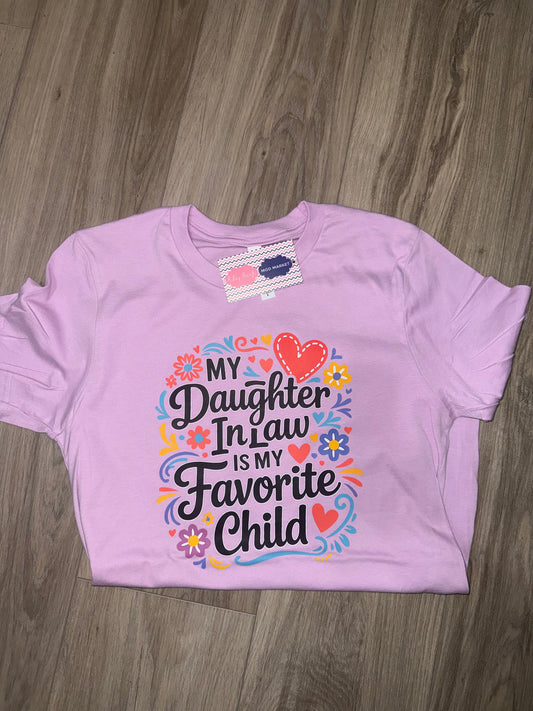 Daughter in Law Favorite Shirt