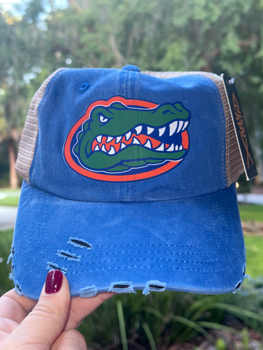 Pigment Dyed Gator Trucker Hat