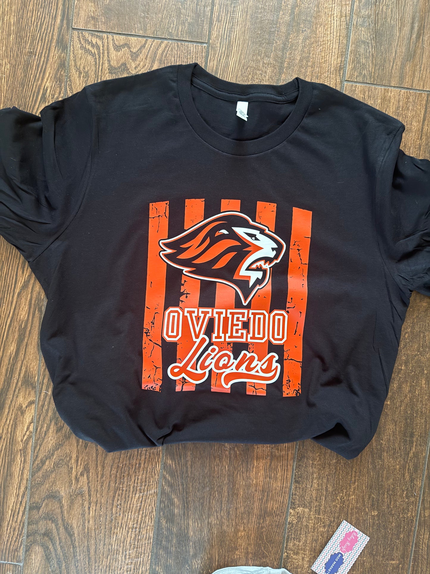 High School Striped Game Day Spirit Shirt