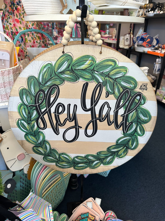 Hand Painted Wreath