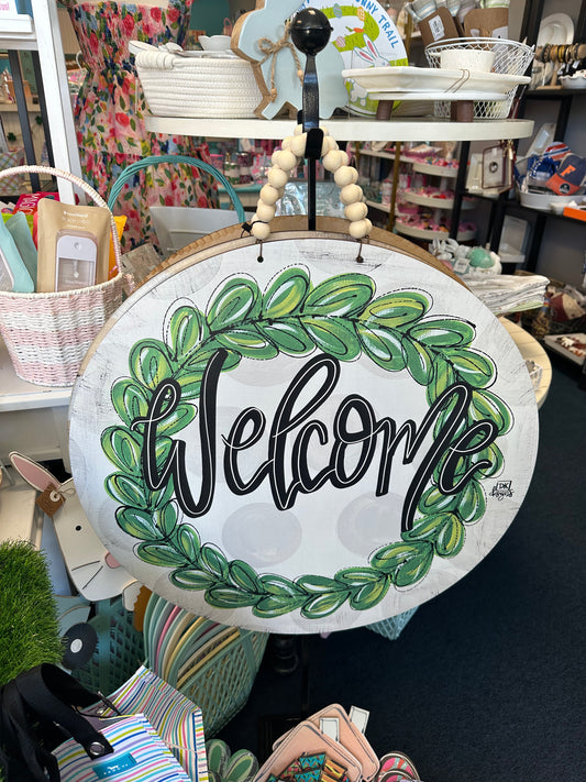 Hand Painted Wreath