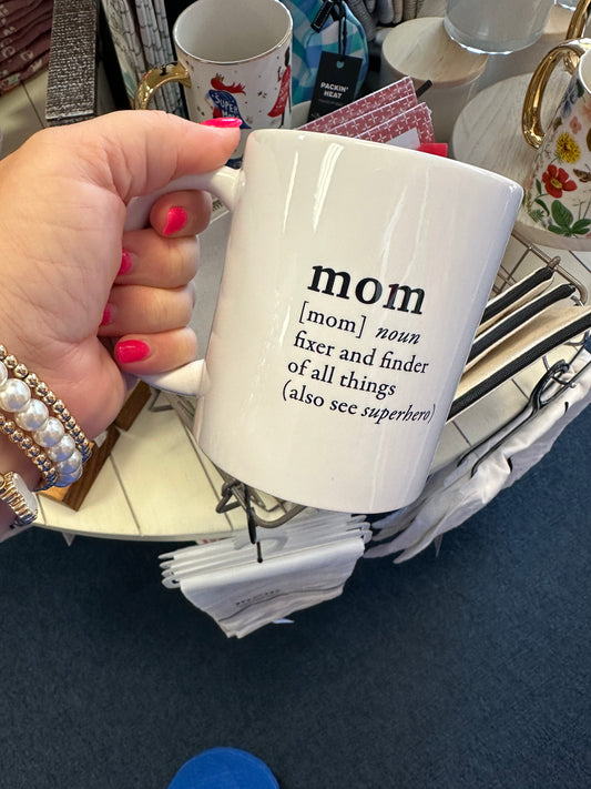 Mom Definition Mug - White