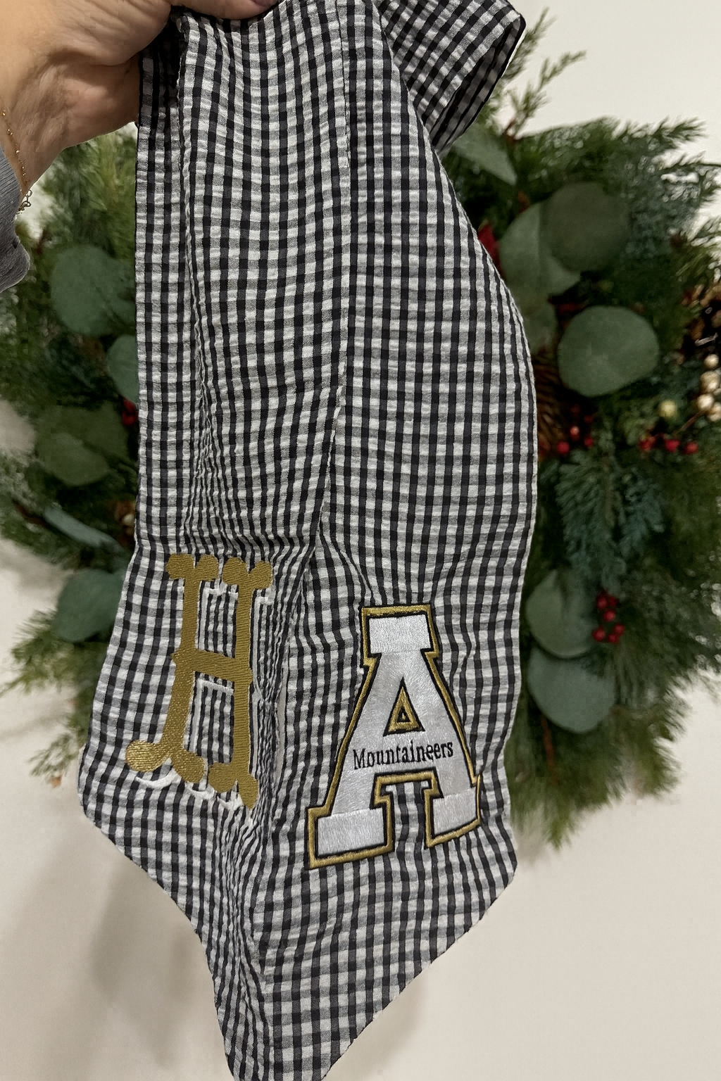 Game Day Wreath Sash