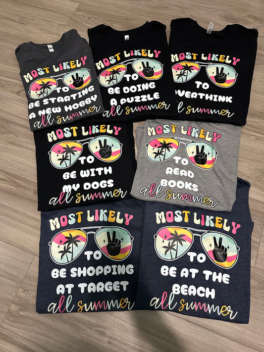 Most Likely Summer Shirts