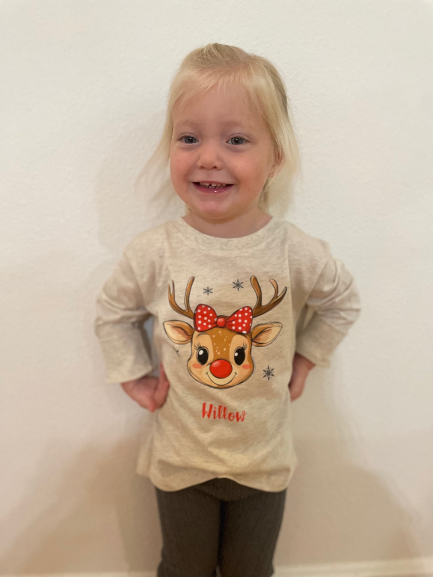 Personalized Reindeer Shirt