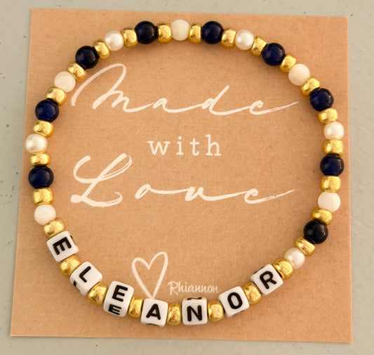 Personalized Seed Bead Bracelet by Arm Party