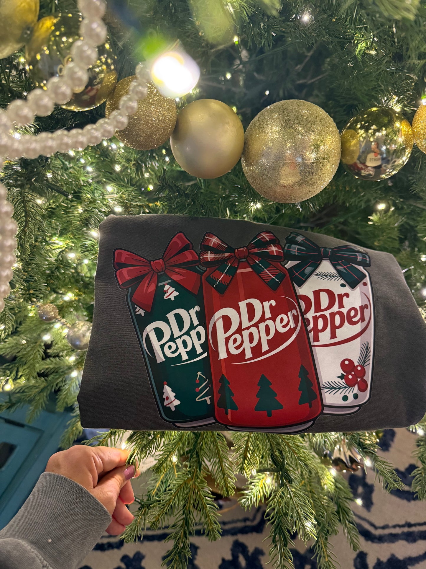 Dr. Pepper Christmas Shirt -- ONLINE ORDER ONLY