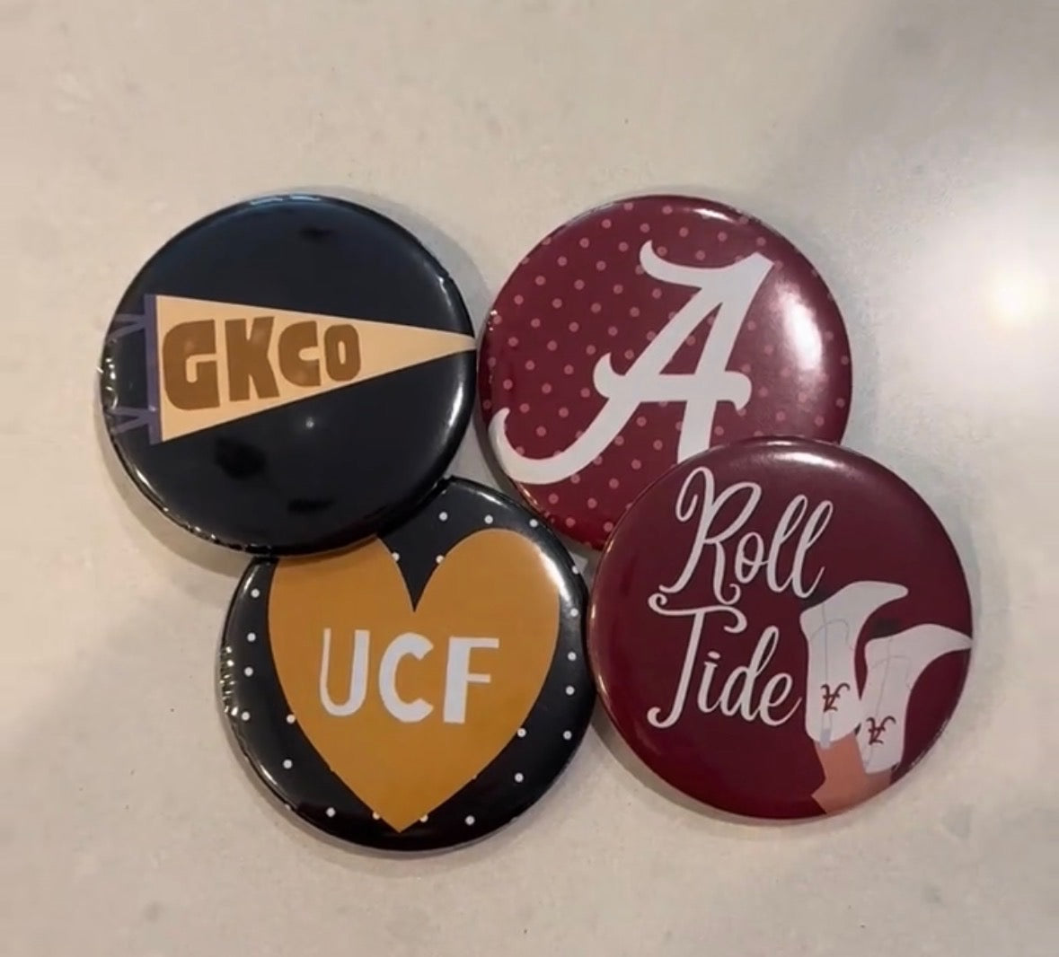 Custom Button Bracelet Order