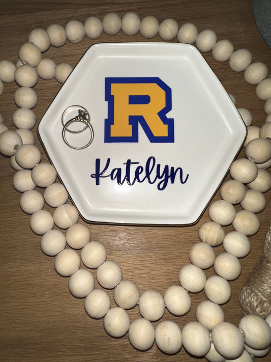 Personalized Trinket Tray
