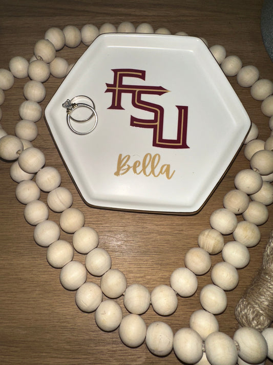 Personalized Trinket Tray