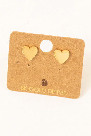 Smooth Heart Stud Must Have Earring