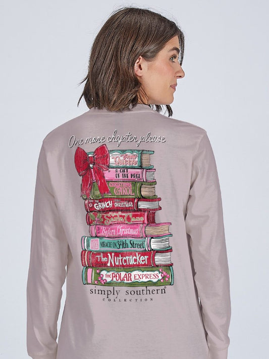 Simply Southern Books Long Sleeve T-Shirt-Driftwood