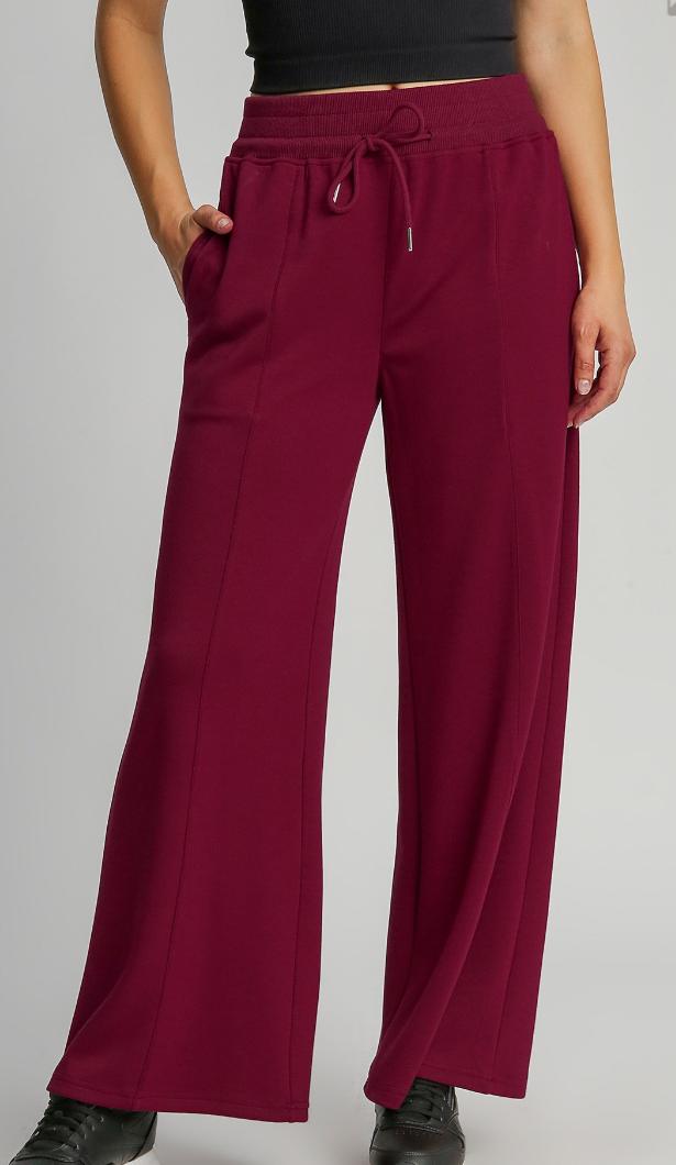 Solid Buttery Soft Wide Leg Pant