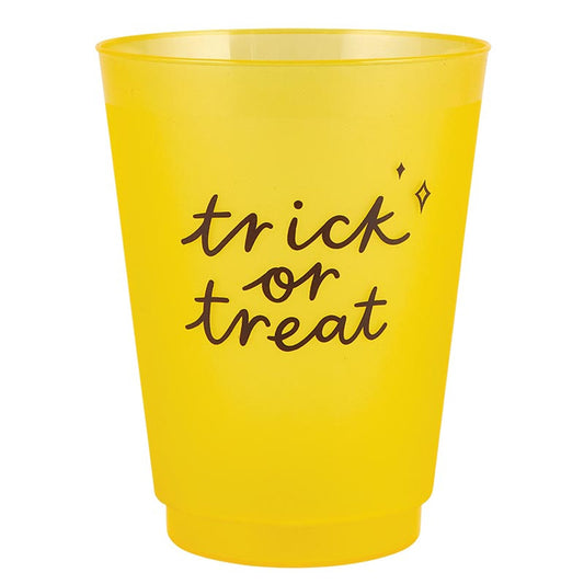 Trick Or Treat Frosted Reusable Cup Set