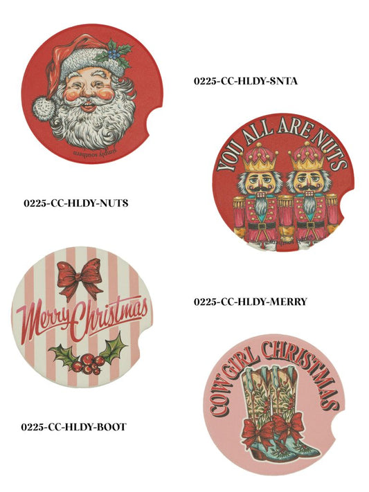 Simply Southern Holiday Single Car Coaster