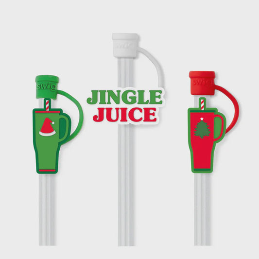 Jingle Juice Straw Toppers By Swig