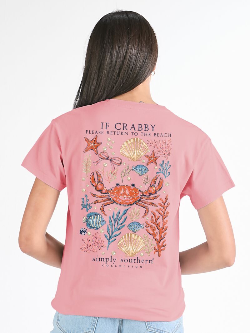 Crabby Simply Southern Short Sleeve T-Shirt