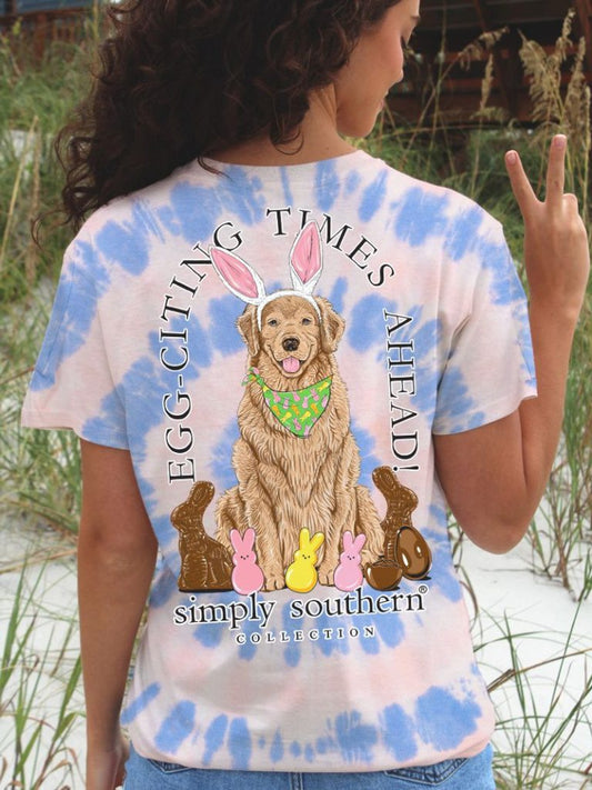 Eggciting Tie-Dye T-Shirt By Simply Southern