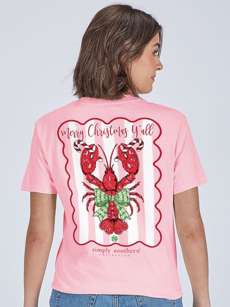 Christmas Lobster T-Shirt by Simply Southern