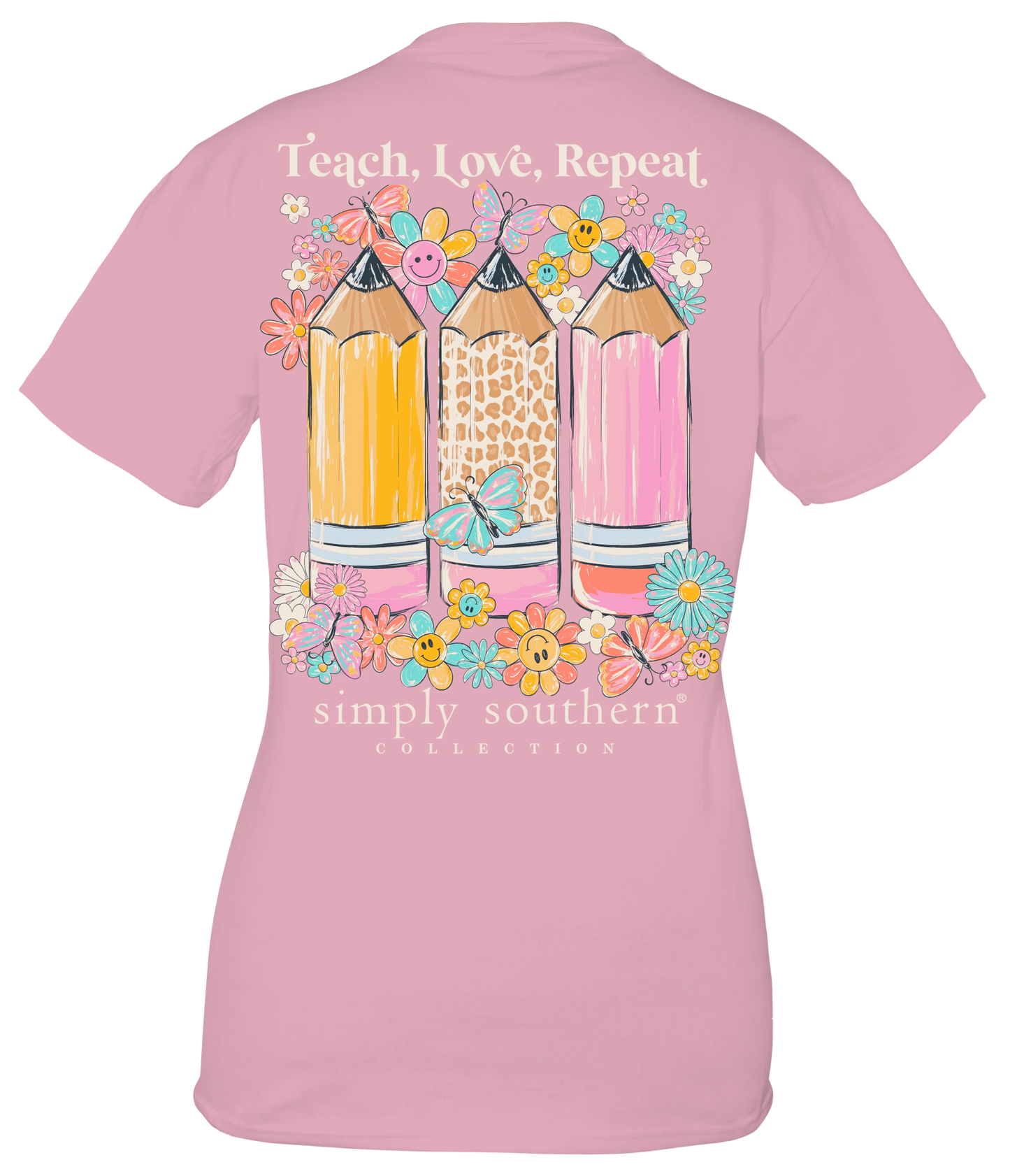 Teach, Love, Repeat T-Shirt By Simply Southern